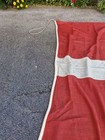 Old Danish Denmark Linen Flag