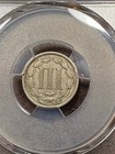 Pcgs Au55 1888 Three Cent Nickel Scarce Better Date Nice Quality Au