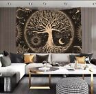 Forater Tree Of Life Tapestry Wall Hanging 61 00  X 82 00   Black And Gold