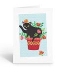 Assorted Cat Blank Note Cards  10 Cards W envelopes - Size 4 25  X 5 5 