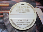 Vtg - Pga Tour Golf Bag Tag - Los Angeles Open - Riviera Country Club Cc