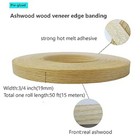 Wood Veneer Edge Banding 1 2 Inch X 50ft Roll-iron On Veneer Edging-plywood B