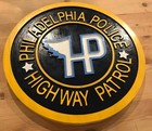 Police Philadelphia Highway Patrol 3d Routed Wood Patch Plaque Sign Custom