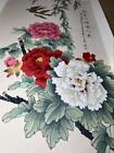  japanese Kakejiku  Hanging Scroll Chinese Art Peony