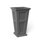 Fairfield 28 In  Tall Self-watering Graphite Grey
