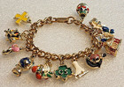 Vintage Girl Scouts 1950s Chunky Charm Bracelet Bracelet 6-1 2 