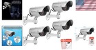 Fake Cctv Security Camera Dummy System Led Red Flashing Light Indoor Outdoor    