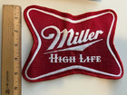 Large Vintage Embroidered Patch Beer - Miller High Life Approx 8   x6   