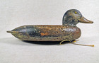 Fred Allen Mallard Drake Hollow Body Duck Decoy Rare Find