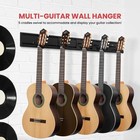 Pyle Guitar Keeper Bundle 5 Adjustable String Swing Guitar Hangers Wall Mount