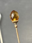 Vtg Antique Long Hat Pins Glass Tops Victorian Edwardian Era Lot 2