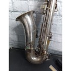 Vtg C g  Conn Ltd New Wonder Alto Saxophone Silver Plate 1915 Case Serial 46442