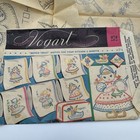 1950s Vintage Vogart Embroidery Transfer 272 Dutch Girl Dow Tea Towels