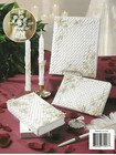 Fairytale Wedding Crochet Ring Bearer s Pillow  Flower Girl s Basket Photo Album