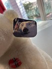 Vintage 1993 Coca Cola Brand Plush 12 Inch White Polar Bear Coke Badge Stuffed