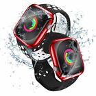 2 Pack For Apple Watch Series 3 2 1 38mm 42mm Screen Protector Case Full Cover