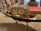 Vintage 1960s Mcm Tv Lamp  The Gondola Lighted Model modello  Venice  W box 