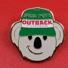 Outback Steakhouse Restaurant Special Events Koala Lapel Green Hat Tie Pin