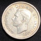1941 Canada 10 Cents Silver Coin - Vf  very Fine  Condition