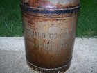 Vtg 10 Gallon  Milk Can Co Steel Milk Can With Lid Old Mcdonald Dairy Flint Mi