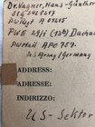 Nuremberg War Crimes Witness Dr  Hans Wagner Pow Censored Letter To Wife -rare