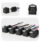 5pcs Car 12v Dc 40a 5-pin Relay Switch Harness Socket Waterproof Automotive Spdt