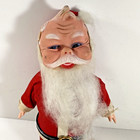 Vintage Rubber Face Santa Claus - 12 Inch Happy Santa Vintage Christmas Decor