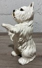 Vtg M  Takai-japan Ceramic Begging Westie Terrier  h568a88 8 25    Tall
