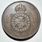 1869 Brazil 10 Reis  Xf