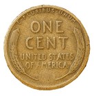      1918 S Lincoln Wheat Cent Fine - Very Fine  f-vf  Condition Copper Penny 1c