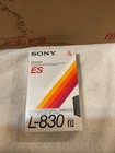 Case Nos New Sony Es l-830 Beta Dynamicron Video Cassette Tape Factory Sealed