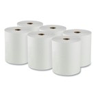 Scott 02000 8 In  X 950 Ft  Essential Hard Roll Towels - White  6 Rolls ct  New