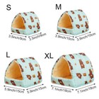 Mat House Cute Hamster Nest Warm Rabbit Squirrel Winter Small Animal Pet Soft