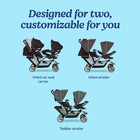 Duoglider Double Stroller   Lightweight Double Stroller With Tandem Seating  Gla