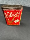 Vintage Advertising Empty Velvet Vertical Pocket Tobacco Tin Rare