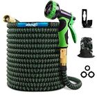 100ft Stronger Deluxe  Expandable Flexible Garden Water Hose W  Spray Nozzle Gun