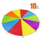 Play Parachutes With Handles And Carry Bag New 4 Piece Lot - 4 10 Ft