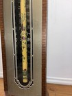 Antique Hand Painted Asian Musical Instrument Flute Wood Framed Good