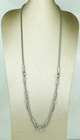 Necklace Stainless Chain 5 Loops Hanging Pendant 28  Inches Thai Buddha Amulet
