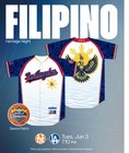 Dodgers Filipino Heritage Night  2025 Jersey Sga Size Xl  Los Angeles Dodgers