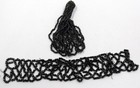 Vintage Antique Mourning Edwardian Victorian French Applique Jet Beads Lot Of 2