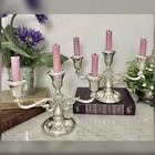 Schweitzer Silver Co Sterling Silver Console Candlesticks Pair Vintage