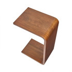 Mainstays Amelia C-shape Table End Side Sofa Couch Snack Laptop Wood Small Space