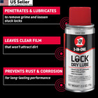 2 5 Oz Lock Dry Lube Powdered Graphite Lubricant Usa