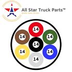 Heavy Duty 14 Gauge 7 Way Conductor Wire Rv Trailer Cable Cord Insulated Copper