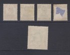 Kuwait 53  70 1939-45 Black Overprint On Stamps Of India Mnh mph Cv 30 25