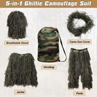 3d Universal Woodland Camouflage Ghillie Suit Military Sniper Clothes Hunting
