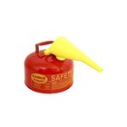 Ui-20-fs Red Galvanized Steel Gasoline Safety Can With Funnel  2 Gallon 1