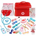 Wooden Pretend Play Doctor Educationa Toys For Children Kid Medical Simulation