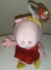 Ty Beanie Baby Golden Boots Peppa Pig  uk Excl   6  New Mwmts Plush Stuffed Toy